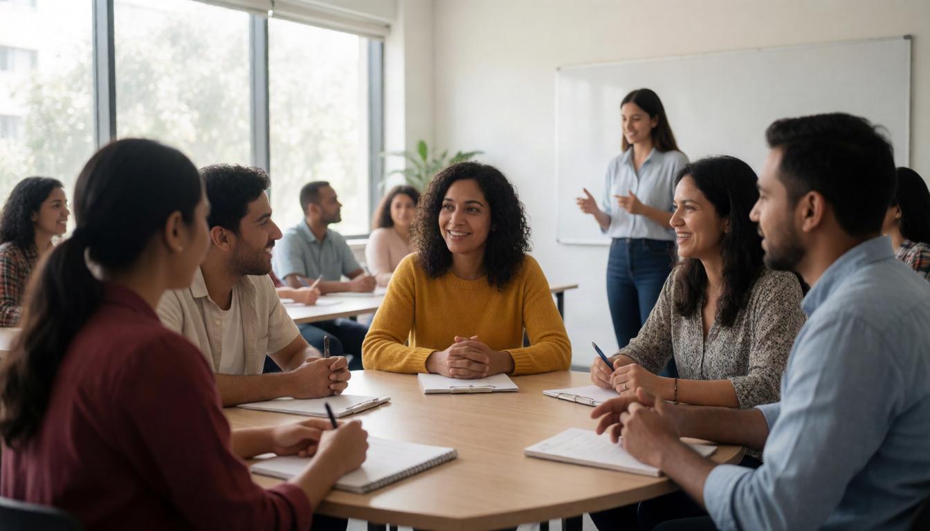 Learn languages in a focused small group